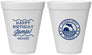 Personalized Birthday 12 oz Foam Cups - 25th Dolphins | 20077