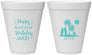 Personalized Birthday 12 oz Foam Cups - 25th Beach | 20079