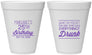 Personalized Birthday 12 oz Foam Cups - 25th | 20093