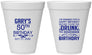 Personalized Birthday 12 oz Foam Cups - 50th | 20095