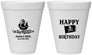 Personalized Birthday 12 oz Foam Cups - 60th Pirate | 20106