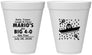 Personalized Birthday 12 oz Foam Cups - 40th Mexico | 20109