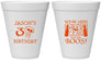 Personalized Birthday 12 oz Foam Cups - 30th Halloween | 20112
