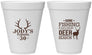 Personalized Birthday 12 oz Foam Cups - 30th Deer Season | 20127