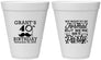 Personalized Birthday 12 oz Foam Cups - 40th | 20130