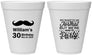 Personalized Birthday 12 oz Foam Cups - 30th | 20132