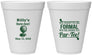 Personalized Birthday 12 oz Foam Cups - 40th Golf | 20134