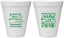 Personalized Birthday 12 oz Foam Cups - 40th | 20135