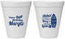 Personalized Birthday 12 oz Foam Cups - 30th Hawaii | 20136