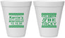 Personalized Birthday 12 oz Foam Cups - Christmas Eat Drink Tacky | 20137