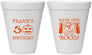 Personalized Birthday 12 oz Foam Cups - 50th Halloween | 20157