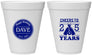 Personalized Birthday 12 oz Foam Cups - Cheers To 25 Years | 20164