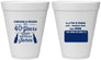 Personalized Birthday 12 oz Foam Cups - Cheers Beers To 40 Years | 20165