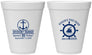 Personalized Birthday 12 oz Foam Cups - 25th Nautical | 20168