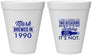 Personalized Birthday 12 oz Foam Cups - 40th | 20171