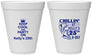 Personalized Birthday 12 oz Foam Cups - 25th Ice Scating | 20185