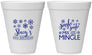 Personalized Birthday 12 oz Foam Cups - 30th Christmas | 20188