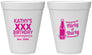 Personalized Birthday 12 oz Foam Cups - 30th Flirty At Thirty | 20191