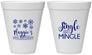 Personalized Birthday 12 oz Foam Cups - 25th Christmas | 20197