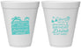 Personalized Birthday 12 oz Foam Cups - Beach | 20201