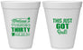 Personalized Birthday 12 oz Foam Cups - 30th | 20213