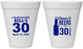 Personalized Birthday 12 oz Foam Cups - Cheers Beers To 30 Years | 20214