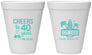 Personalized Birthday 12 oz Foam Cups - 40th Beach | 20226