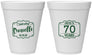 Personalized Birthday 12 oz Foam Cups - Cheers To 70 Years | 20227