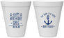 Personalized Birthday 12 oz Foam Cups - Oh Ship Nautical | 20238