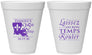 Personalized Birthday 12 oz Foam Cups - 25th Mardi Gras | 20245