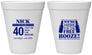 Personalized Birthday 12 oz Foam Cups - 40th | 20249