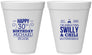 Personalized Birthday 12 oz Foam Cups - 30th | 20257