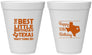 Personalized Birthday 12 oz Foam Cups - 30th Texas | 20265