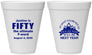 Personalized Birthday 12 oz Foam Cups - 50th | 20268