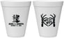 Personalized Wedding 12 oz Foam Cups - Mr And Mrs Skeleton | 204