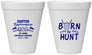 Personalized Easter 12 oz Foam Cups - Born To Hunt | 210001