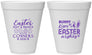 Personalized Easter 12 oz Foam Cups - Bunny Kisses Eggs | 210014