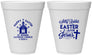 Personalized Easter 12 oz Foam Cups - Silly Rabbit | 210025