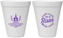 Personalized Easter 12 oz Foam Cups - He Is Risen | 210026