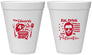 Personalized 4th Of July 12 oz Foam Cups - Eat Drink Patriotic | 220006