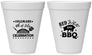 Personalized 4th Of July 12 oz Foam Cups - Red White Bbq | 220008