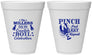 Personalized 4th Of July 12 oz Foam Cups - Pink Peel Crawfish | 220011