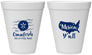 Personalized 4th Of July 12 oz Foam Cups - Beach Merica Yall | 220029