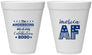 Personalized 4th Of July 12 oz Foam Cups - Merica Af | 220041