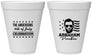 Personalized 4th Of July 12 oz Foam Cups - Abraham Drinkin | 220044