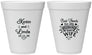 Personalized Wedding 12 oz Foam Cups - Best Friends | 221