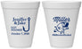 Personalized Wedding 12 oz Foam Cups - Got Hook Fish | 230