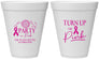 Personalized Awareness 12 oz Foam Cups - Party In Pink | 230002