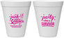 Personalized Awareness 12 oz Foam Cups - Party Like A Survivor | 230005