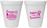 Personalized Awareness 12 oz Foam Cups - Party Like A Survivor | 230006